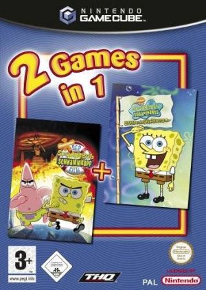 2 Games In 1 Nickelodeon SpongeBob Schwammkopf Der Film Nickelodeon SpongeBob Schwammkopf Schlacht U ROM
