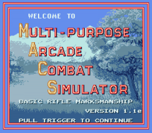 M.A.C.S. Basic Rifle Simulator ROM