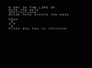A Day In The Life Of Mike The Mole (1999)(CSSCGC)