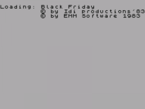 Black Friday (1983)(EMM Software)(de) ROM