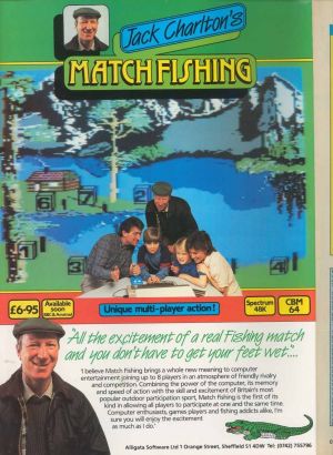 Jack Charlton's Match Fishing (1985)(Alligata Software) ROM