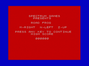 Road Frog (1983)(Spectrum Games)[16K] ROM