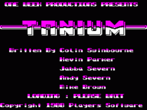 Tanium (1988)(Players Software) ROM
